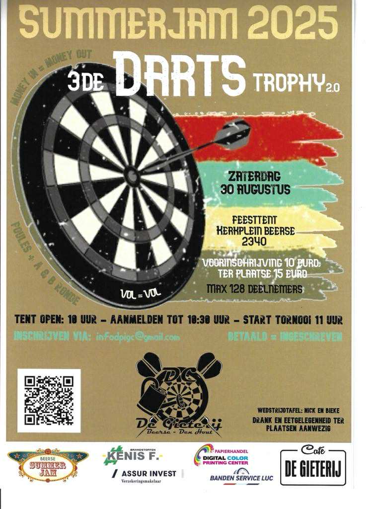 Tournament logo or poster Summerjam 2025 | Summerjam Beerse